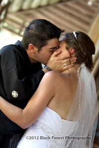 wedding kiss